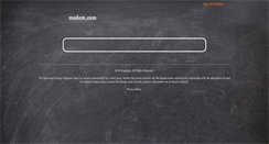 Desktop Screenshot of modem.com