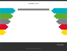 Tablet Screenshot of modem.com